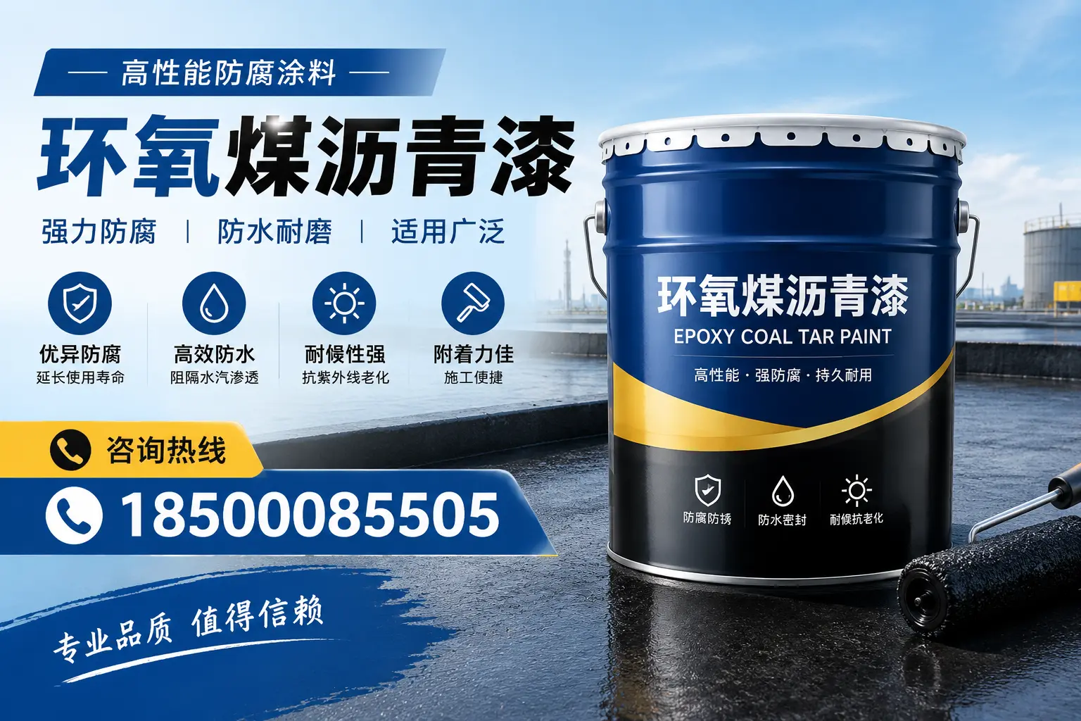 环氧煤沥青漆的主要成分与功能，郑州用户深度了解